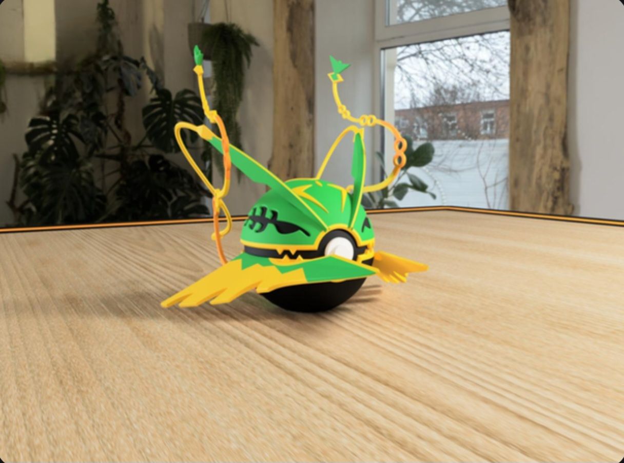 POKE BALL 3D! 0384 Mega Rayquaza