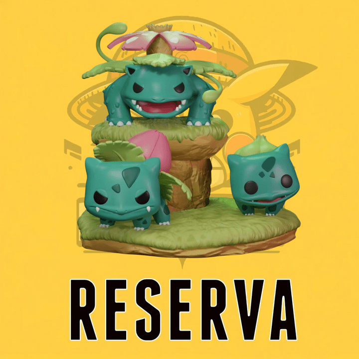 Custom Pop! Pokémon - Moment Bulbasaur, Ivysaur & Venusaur