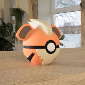 POKE BALL 3D! 0058 Growlithe
