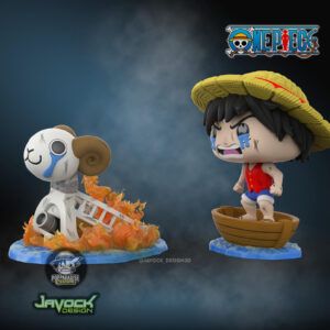 Custom Pop! One Piece - Pack Monkey D. Luffy y Merry