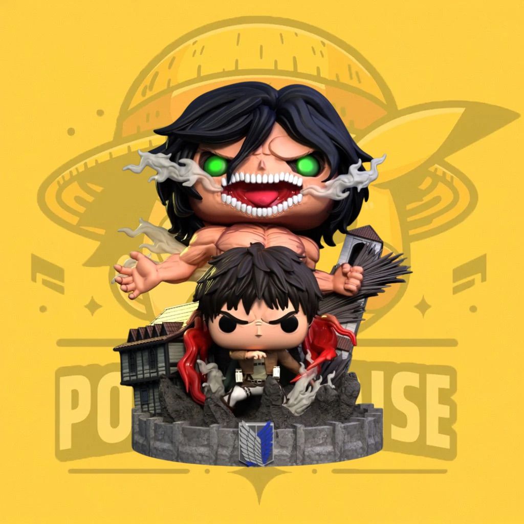 Custom Pop! Attack On Titan - Eren Titán
