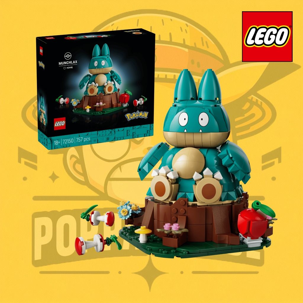 lego pokémon munchlax 72150