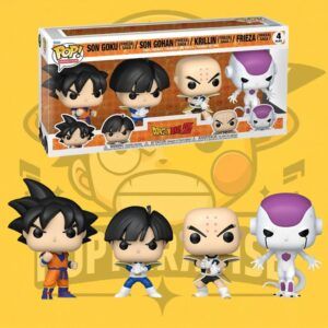 Funko Pop! Dragon Ball Z – Son Goku, Son Gohan, Krillin & Frieza (4 Pack)